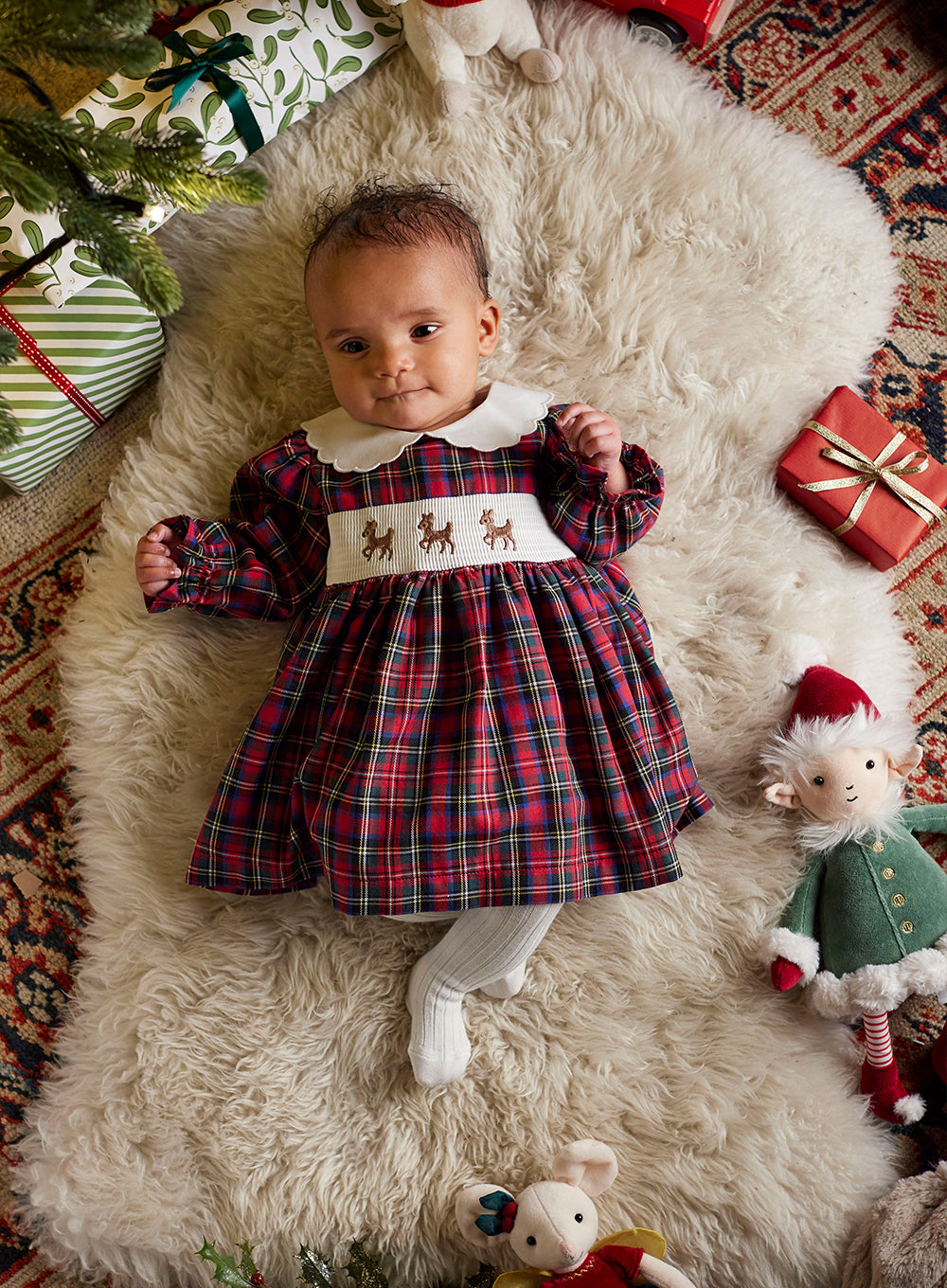 infant christmas dress